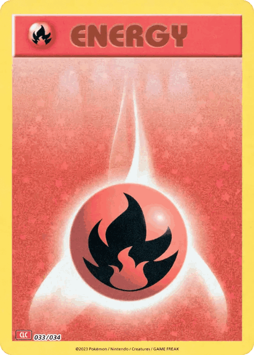 Basic Fire Energy 33, Pokémon TCG Classic - Charizard
