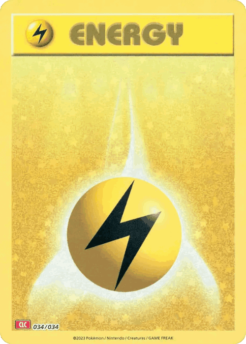 Basic Lightning Energy 34, Pokémon TCG Classic - Charizard