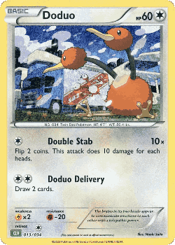 Doduo Pokémon TCG card art