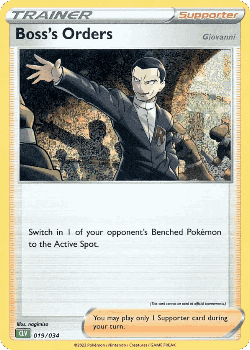 Boss's Orders Pokémon TCG card art