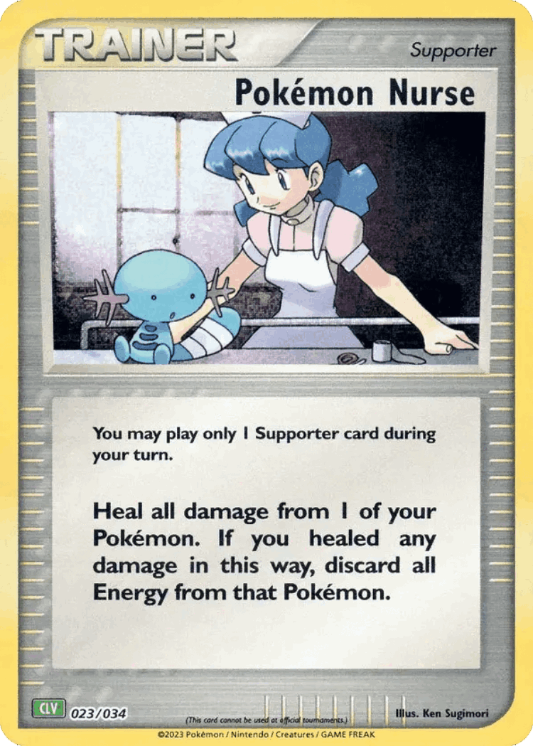 Pokémon Nurse #23 from Pokémon TCG Classic - Venusaur - Illustrated by Ken Sugimori