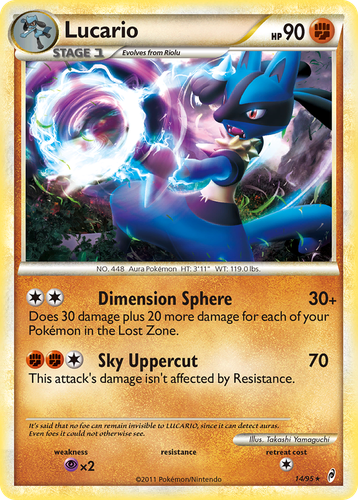 Lucario 14, Call of Legends