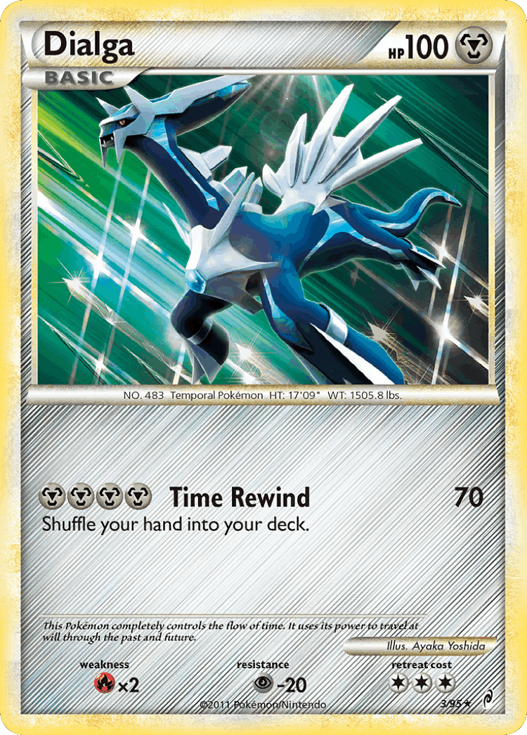 Dialga #3 from Call of Legends - Rare Holo - Illustrated by Ayaka Yoshida
