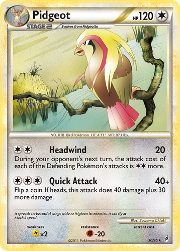 Pidgeot 30, Call of Legends