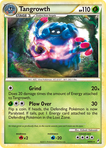 Tangrowth 34, Call of Legends