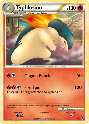 Typhlosion 35, Call of Legends