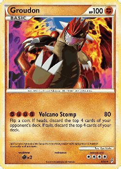 Groudon Pokémon TCG card art