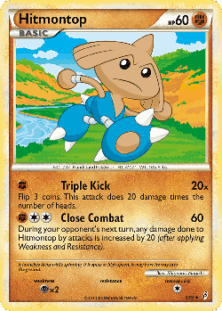 Hitmontop Pokémon TCG card art