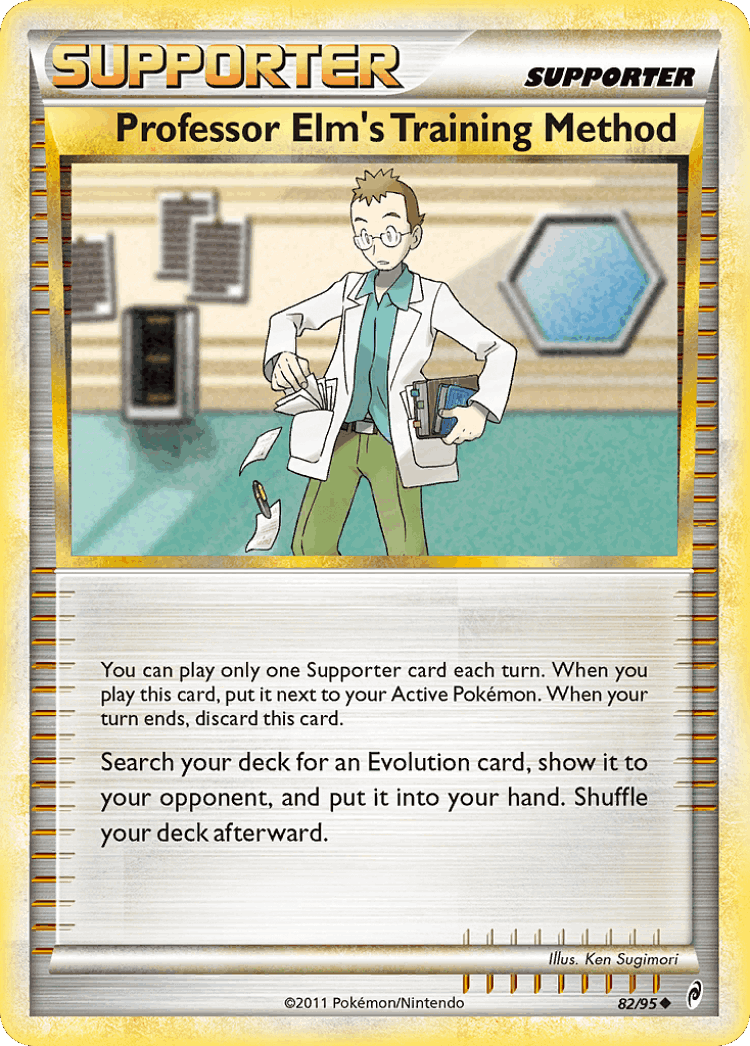 Professor Elm's Training Method #82 from Call of Legends - Uncommon - Illustrated by Ken Sugimori
