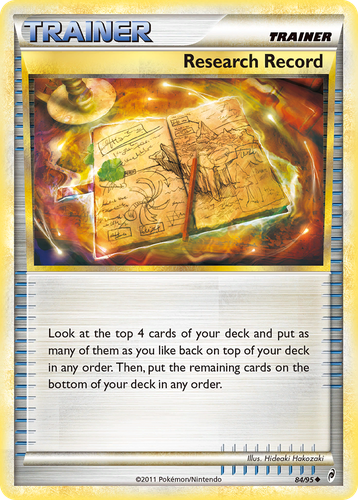 Research Record 84, Call of Legends