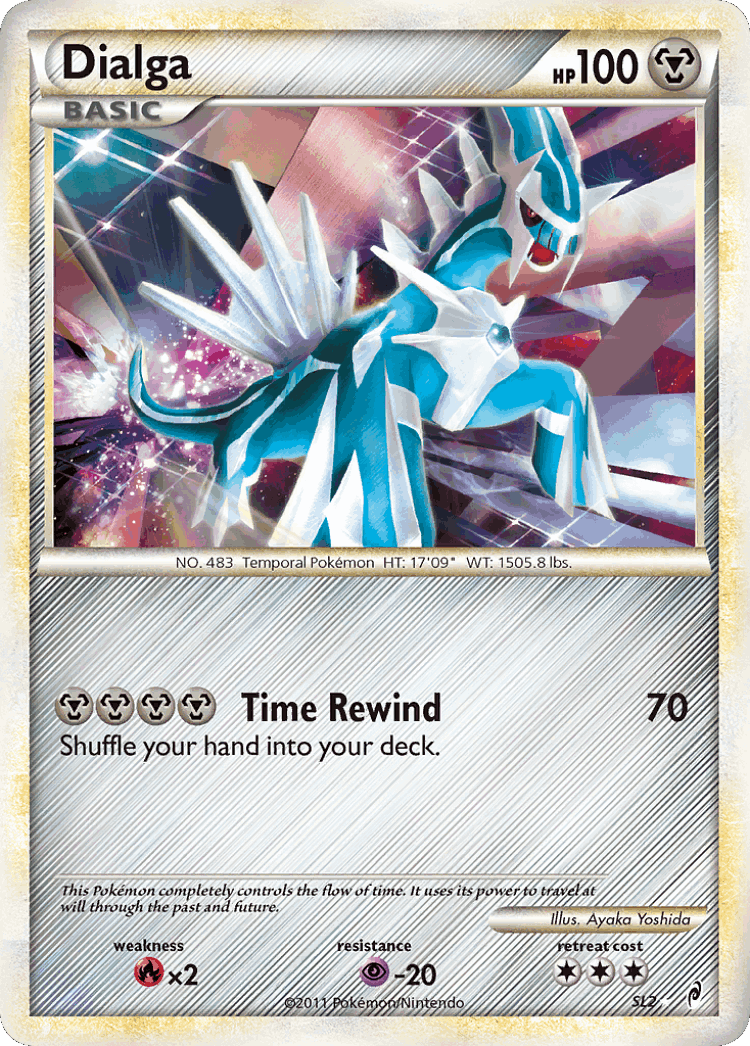 Dialga #2 from Call of Legends - Rare Holo - Illustrated by Ayaka Yoshida