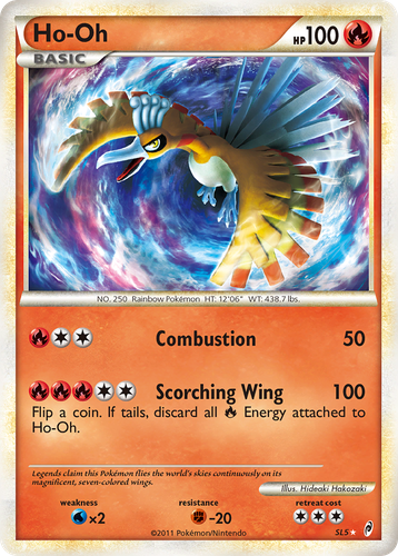 Ho-Oh Pokémon TCG card art
