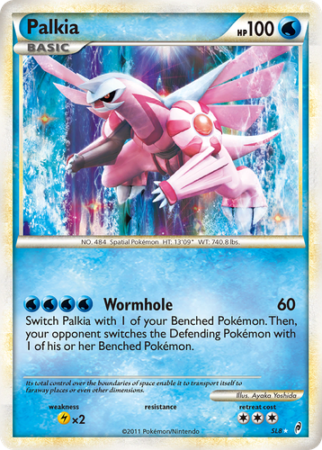 Palkia #8 from Call of Legends - Rare Holo - Illustrated by Ayaka Yoshida