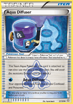 Aqua Diffuser Pokémon TCG card art