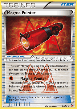 Magma Pointer Pokémon TCG card art