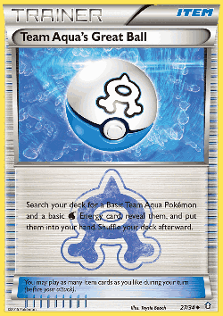 Team Aqua's Great Ball 27, Double Crisis