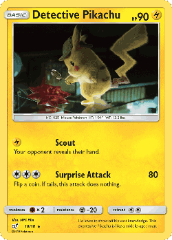 Detective Pikachu Pokémon TCG card art