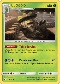 Ludicolo Pokémon TCG card art