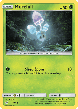 Morelull Pokémon TCG card art