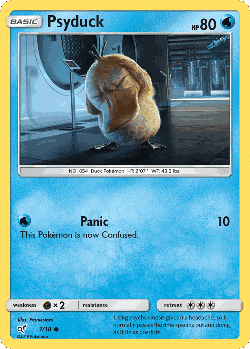 Psyduck Pokémon TCG card art