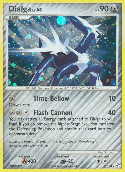 Dialga Pokémon TCG card art