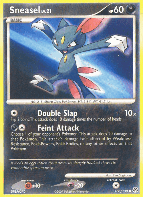 Sneasel 100, Diamond & Pearl