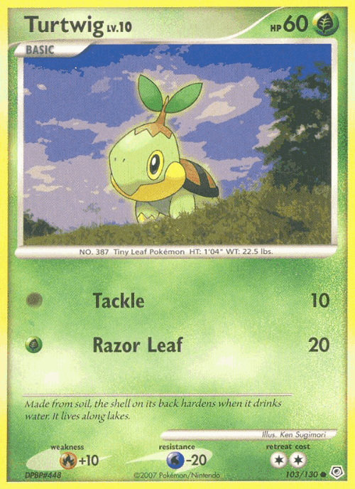 Turtwig 103, Diamond & Pearl