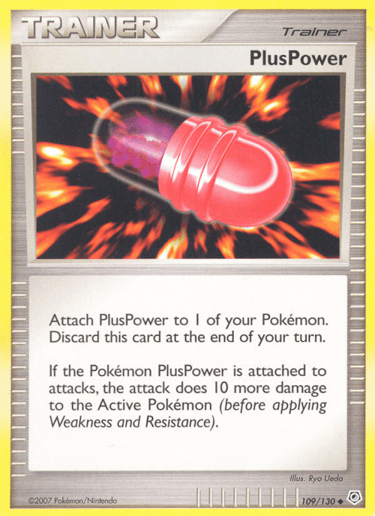 PlusPower #109 from Diamond & Pearl - Uncommon - Illustrated by Ryo Ueda