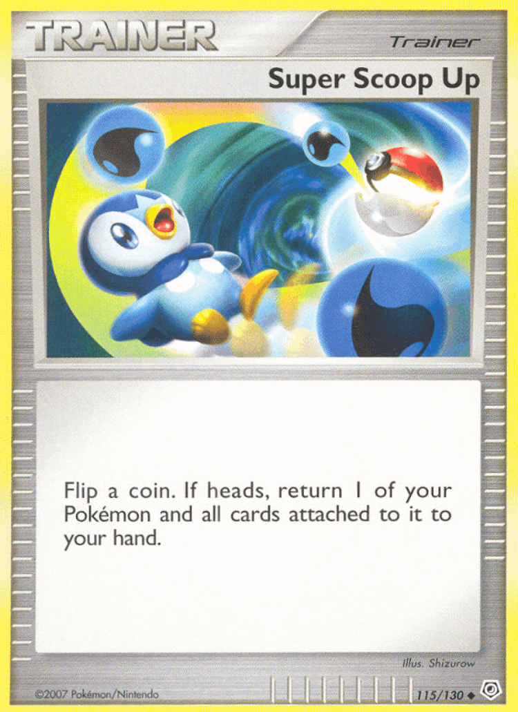 Super Scoop Up #115 from Diamond & Pearl - Uncommon - Illustrated by Shizurow