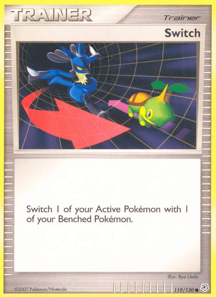 Switch #119 from Diamond & Pearl - Common - Illustrated by Ryo Ueda