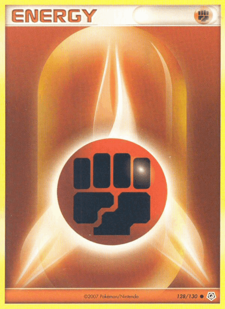 Fighting Energy #128 from Diamond & Pearl - Common