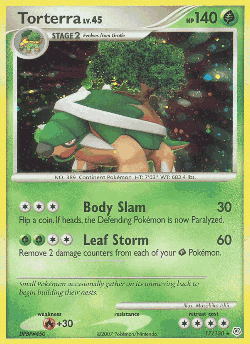 Torterra Pokémon TCG card art