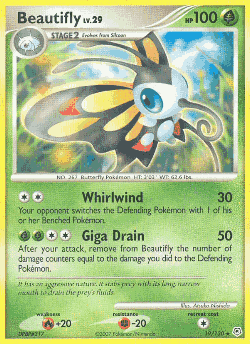 Beautifly Pokémon TCG card art