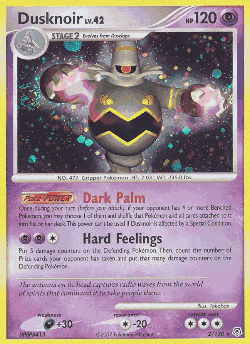 Dusknoir Pokémon TCG card art