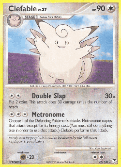 Clefable Pokémon TCG card art