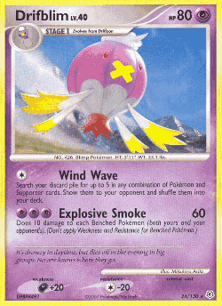 Drifblim Pokémon TCG card art