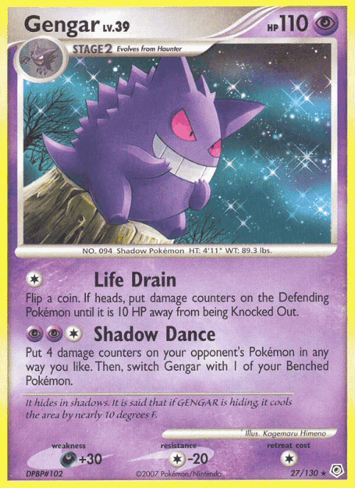 Gengar 27, Diamond & Pearl