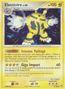 Electivire Pokémon TCG card art