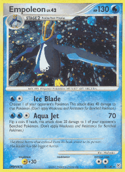 Empoleon Pokémon TCG card art