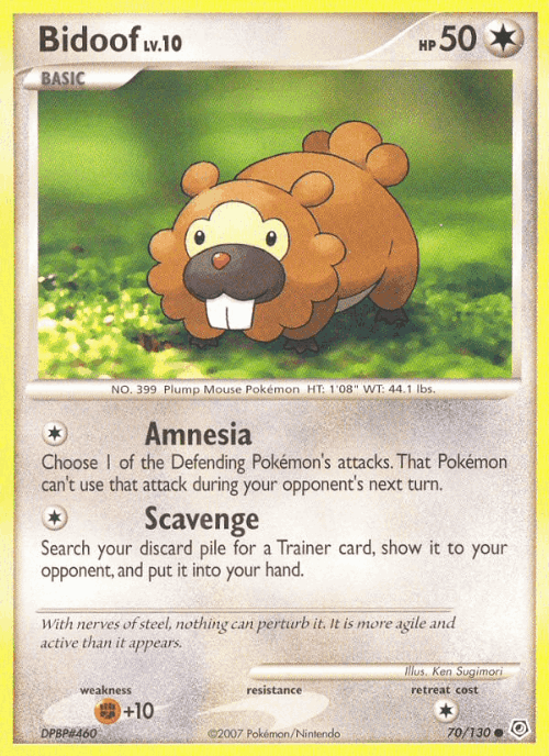 Bidoof 70, Diamond & Pearl