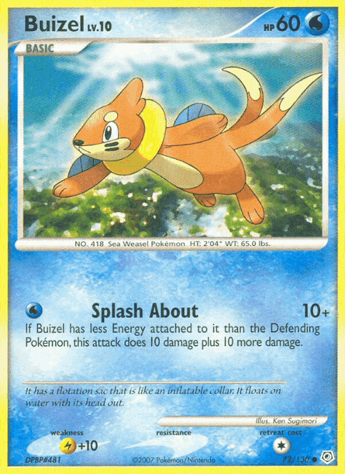Buizel 72, Diamond & Pearl