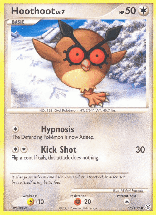 Hoothoot 85, Diamond & Pearl