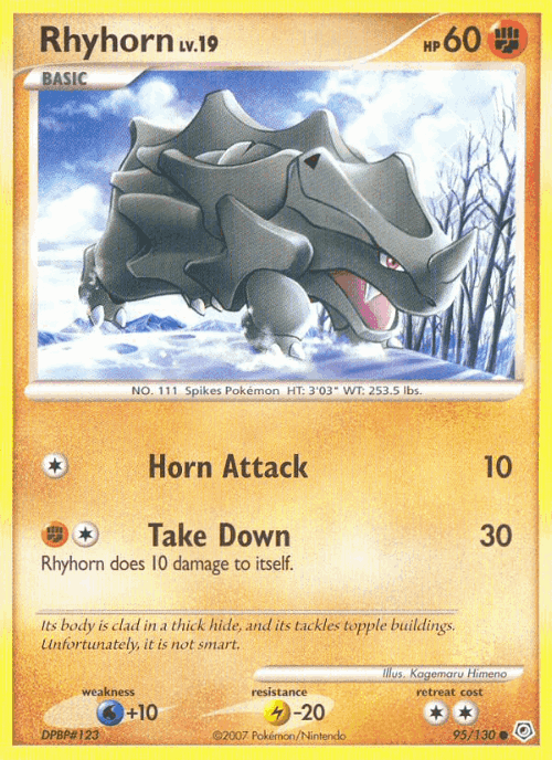 Rhyhorn 95, Diamond & Pearl