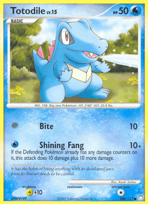 Totodile 106, Mysterious Treasures