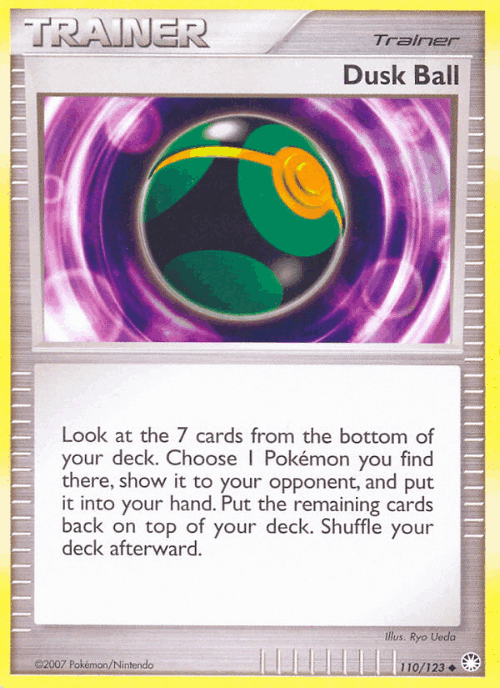 Dusk Ball #110 from Mysterious Treasures - Uncommon - Illustrated by Ryo Ueda