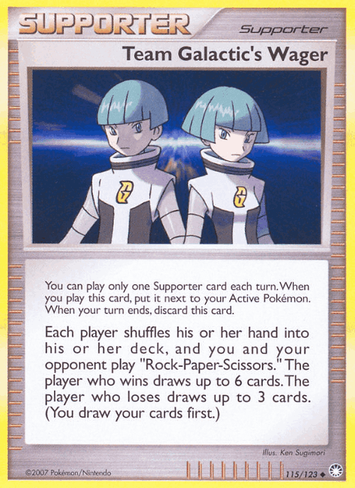 Team Galactic's Wager 115, Mysterious Treasures