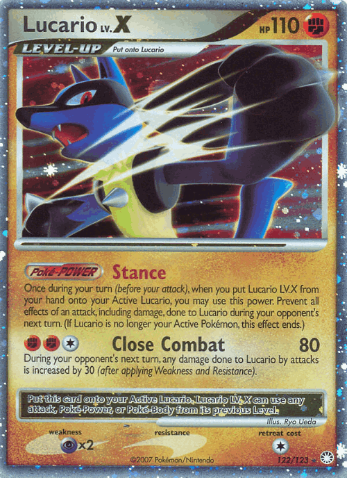 Lucario LV.X 122, Mysterious Treasures