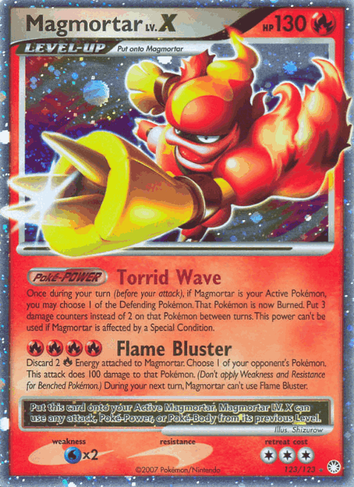 Magmortar LV.X 123, Mysterious Treasures