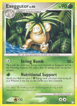 Exeggutor Pokémon TCG card art
