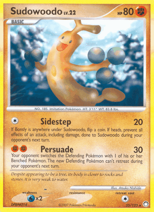 Sudowoodo 35, Mysterious Treasures